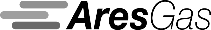 Ares Gas logo, a key partner with Volts in advancing smart energy solutions for gas and energy management in industrial applications