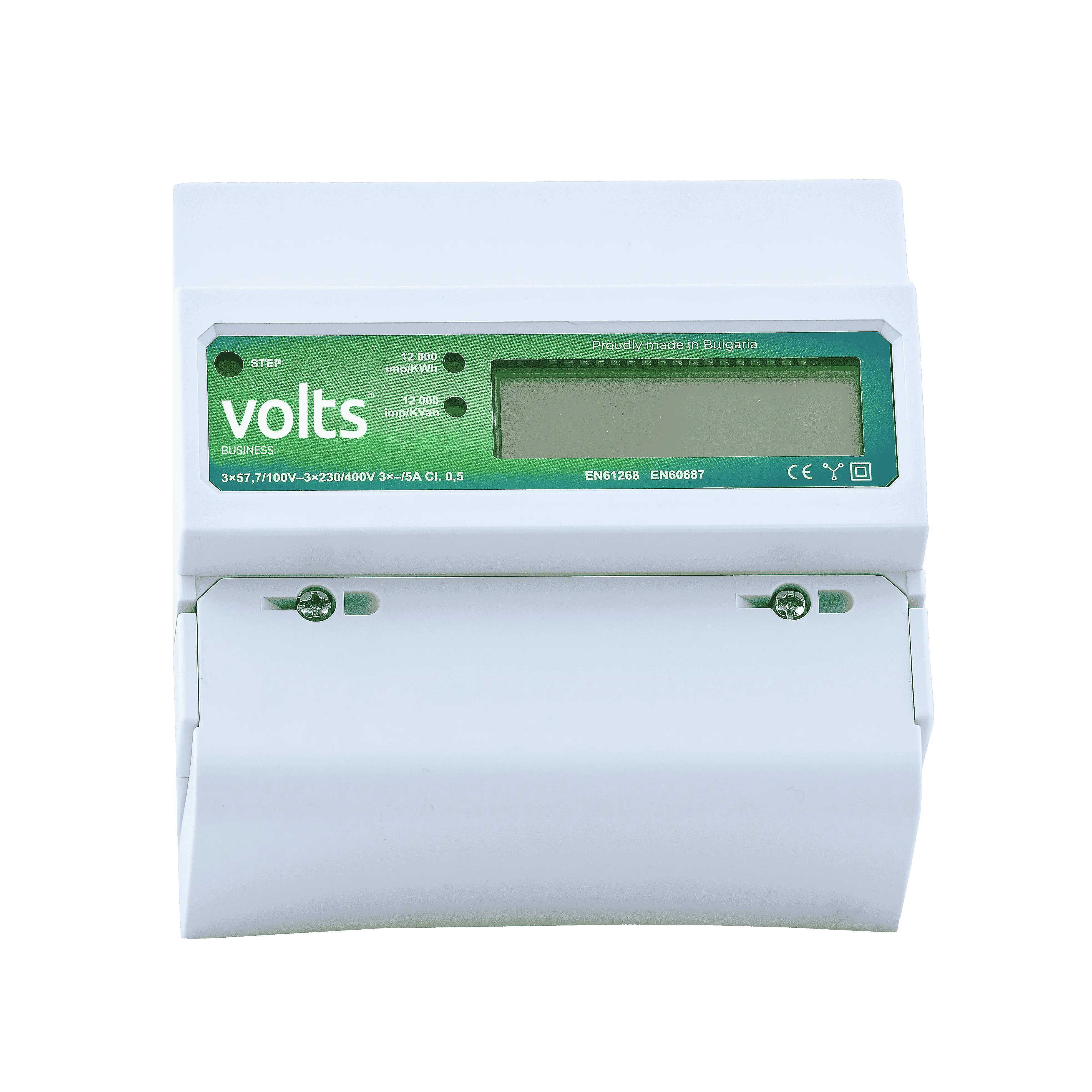 Volts Business energy meter for three-phase circuits, providing accurate energy usage data and efficient energy management for commercial environments.