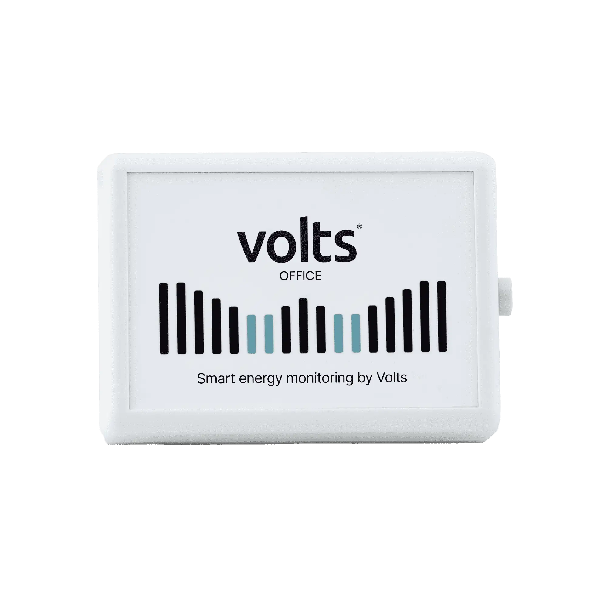 Volts Office energy monitor designed for real-time smart energy management, enabling detailed tracking of office energy consumption for enhanced efficiency and sustainability