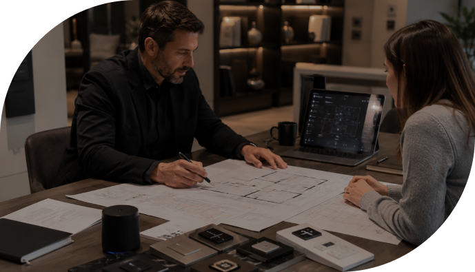 Designing the wiring, device and scene specification
